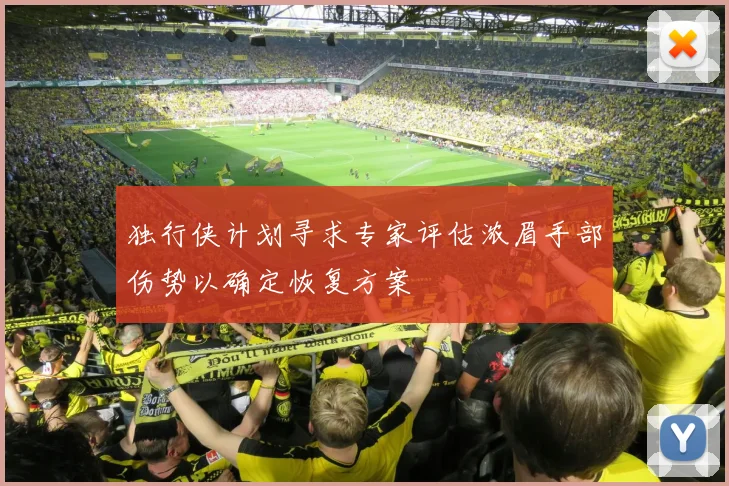 独行侠计划寻求专家评估浓眉手部伤势以确定恢复方案